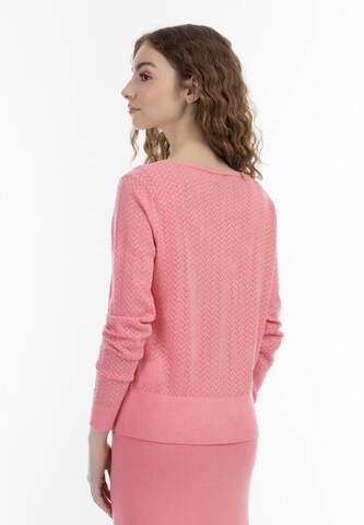 MYMO Knit cardigan in Pink