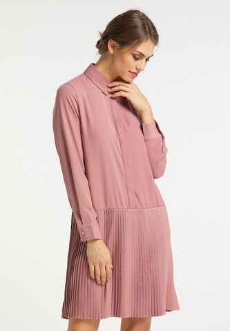 Robe-chemise usha BLACK LABEL en rose : devant