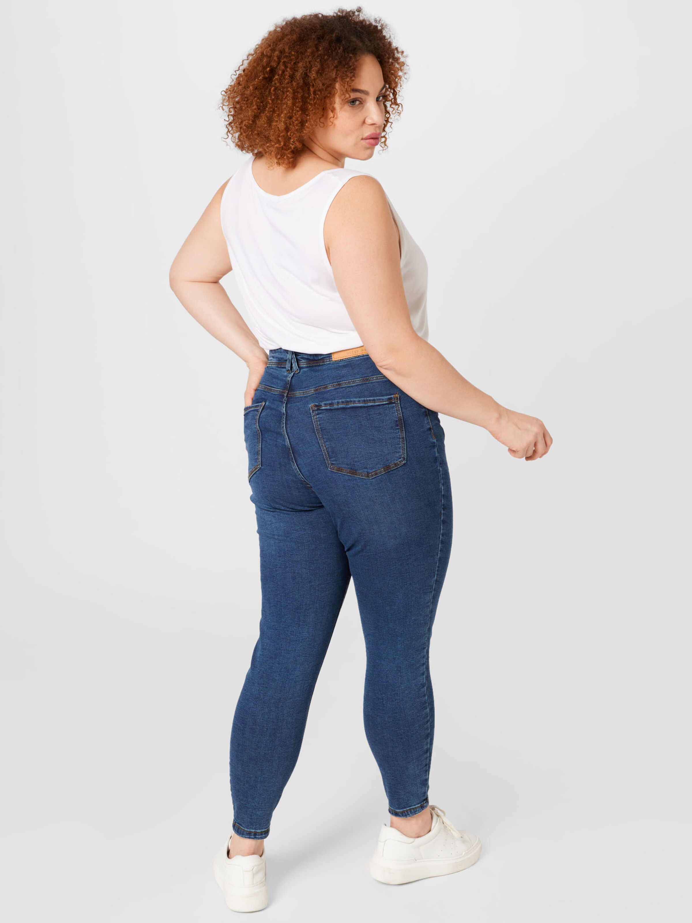 Frauen Große Größen Noisy May Curve Jeans 'AGNES' in Blau - ZR16508