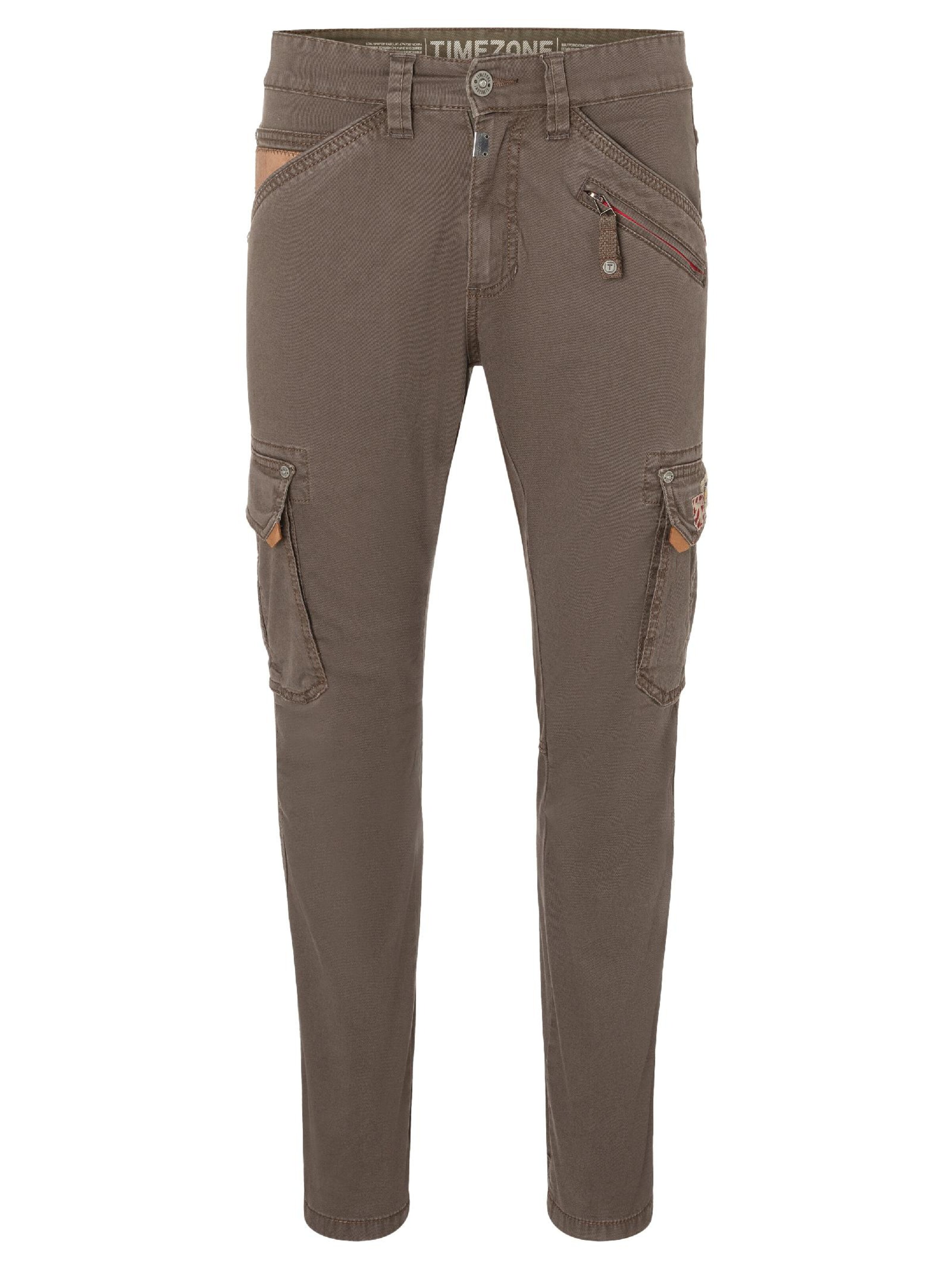 TIMEZONE Cargo Pants 'Regular RogerTZ' in Grey: front