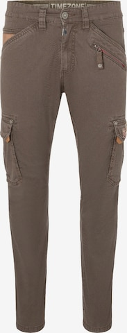 TIMEZONE Cargo Pants 'Regular RogerTZ' in Grey: front