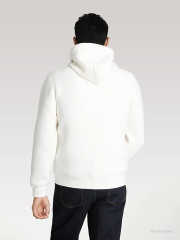 Giacca di felpa 'Rainer Spacer' di K-Way in bianco