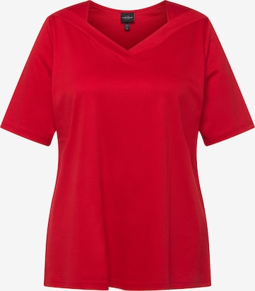 T-shirt Ulla Popken en rouge : devant