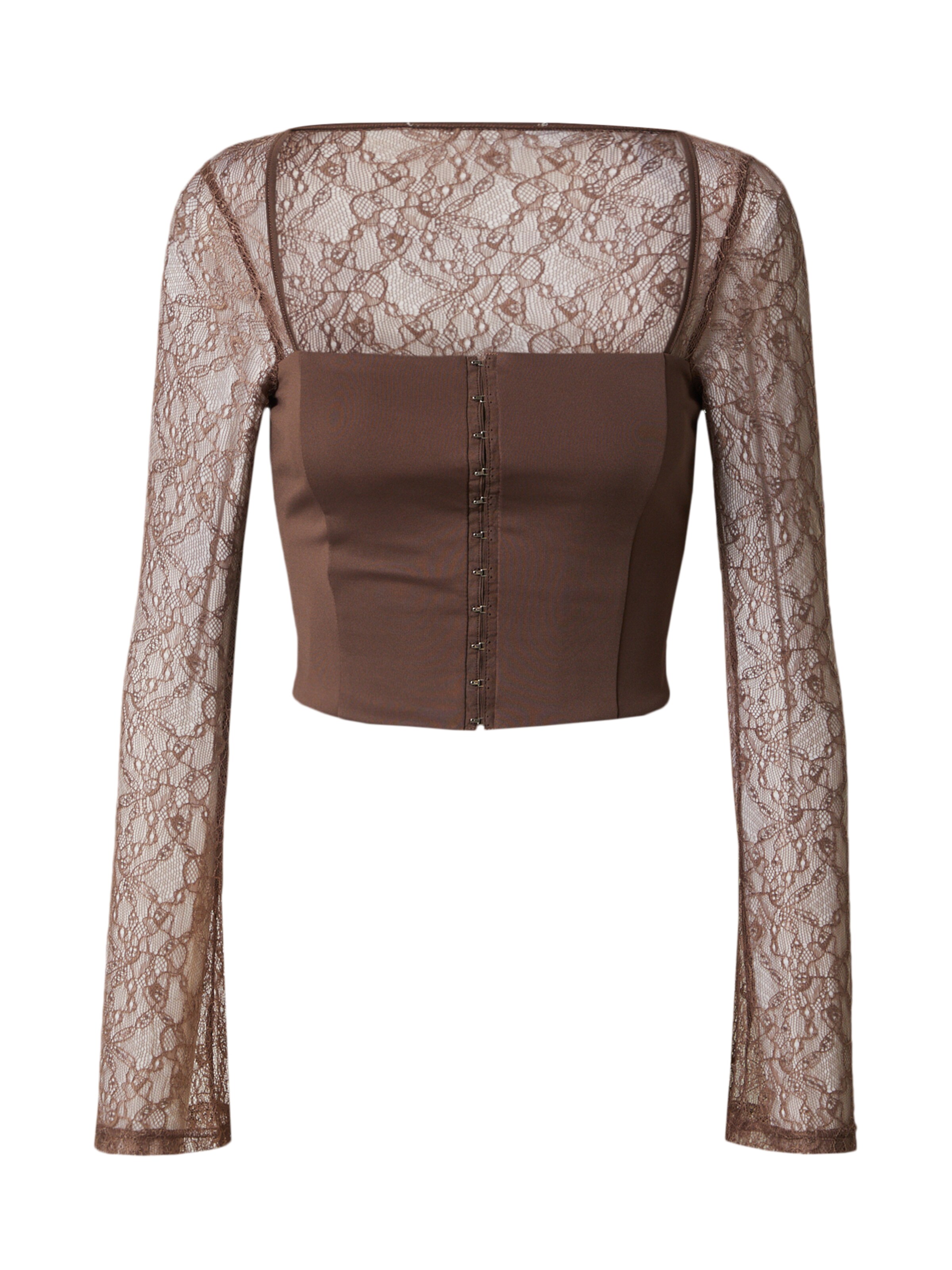 SHYX Тениска 'Fenja' в кафяво: отпред