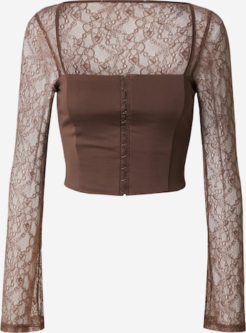 SHYX Shirt 'Fenja' in Brown: front