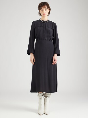 SOAKED IN LUXURY Shirt dress 'Layna' in Black: front