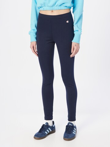 Skinny Leggings di Champion Authentic Athletic Apparel in blu: frontale