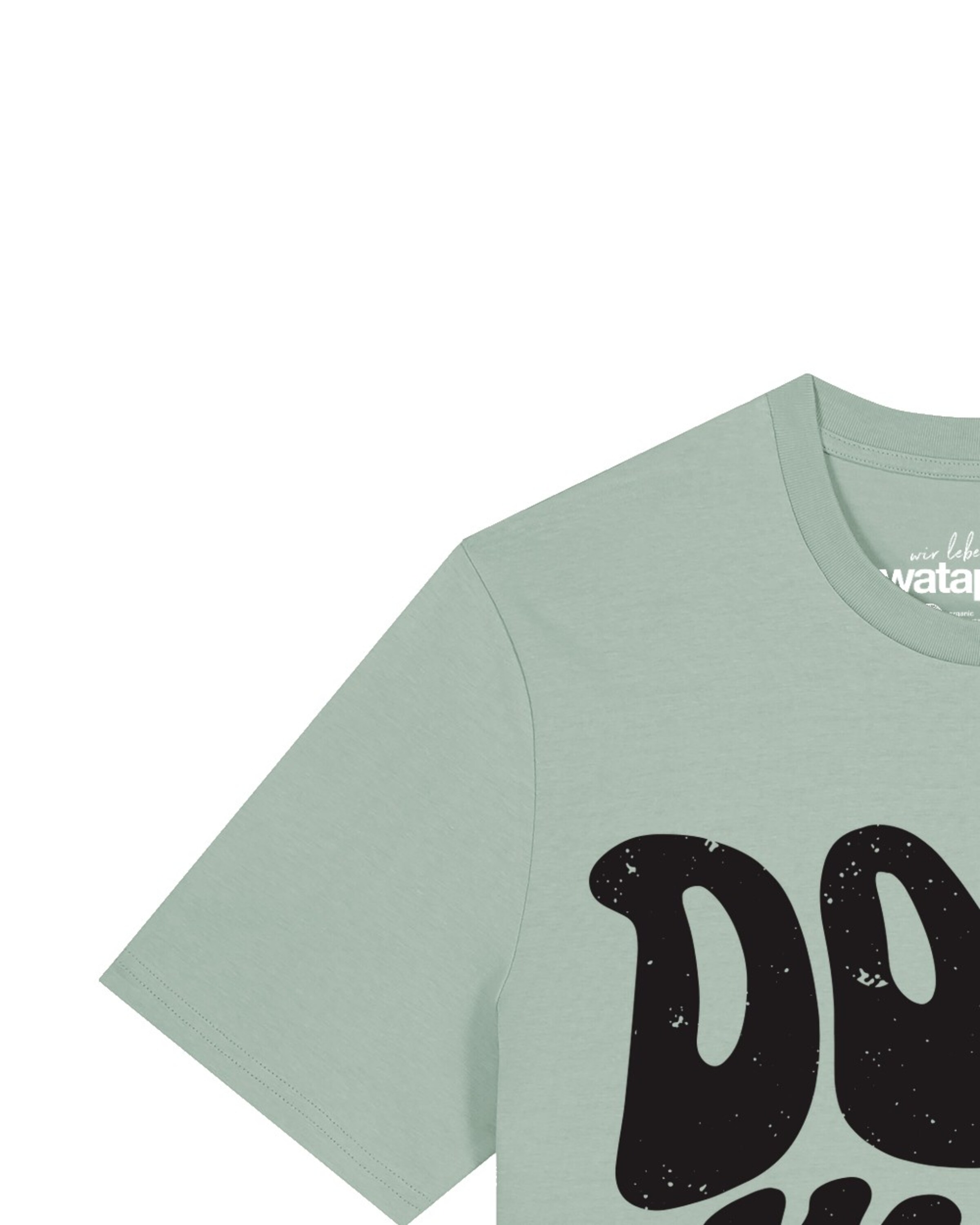 T-Shirt 'Do it with love' Watapparel en vert
