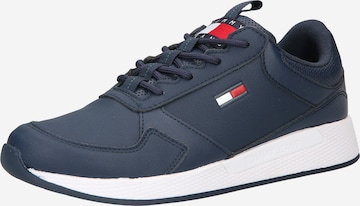 Tommy Jeans Sneakers in Blue: front