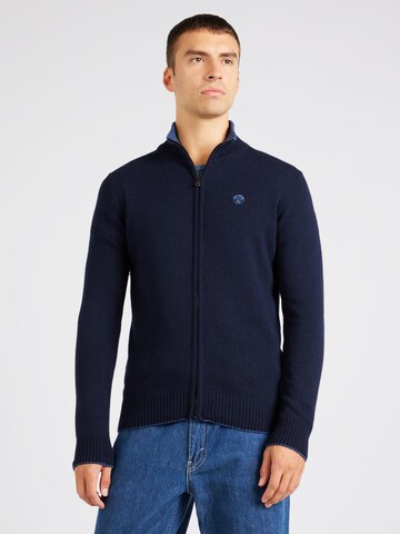 North Sails Strickjacke in Blau: Vorderseite