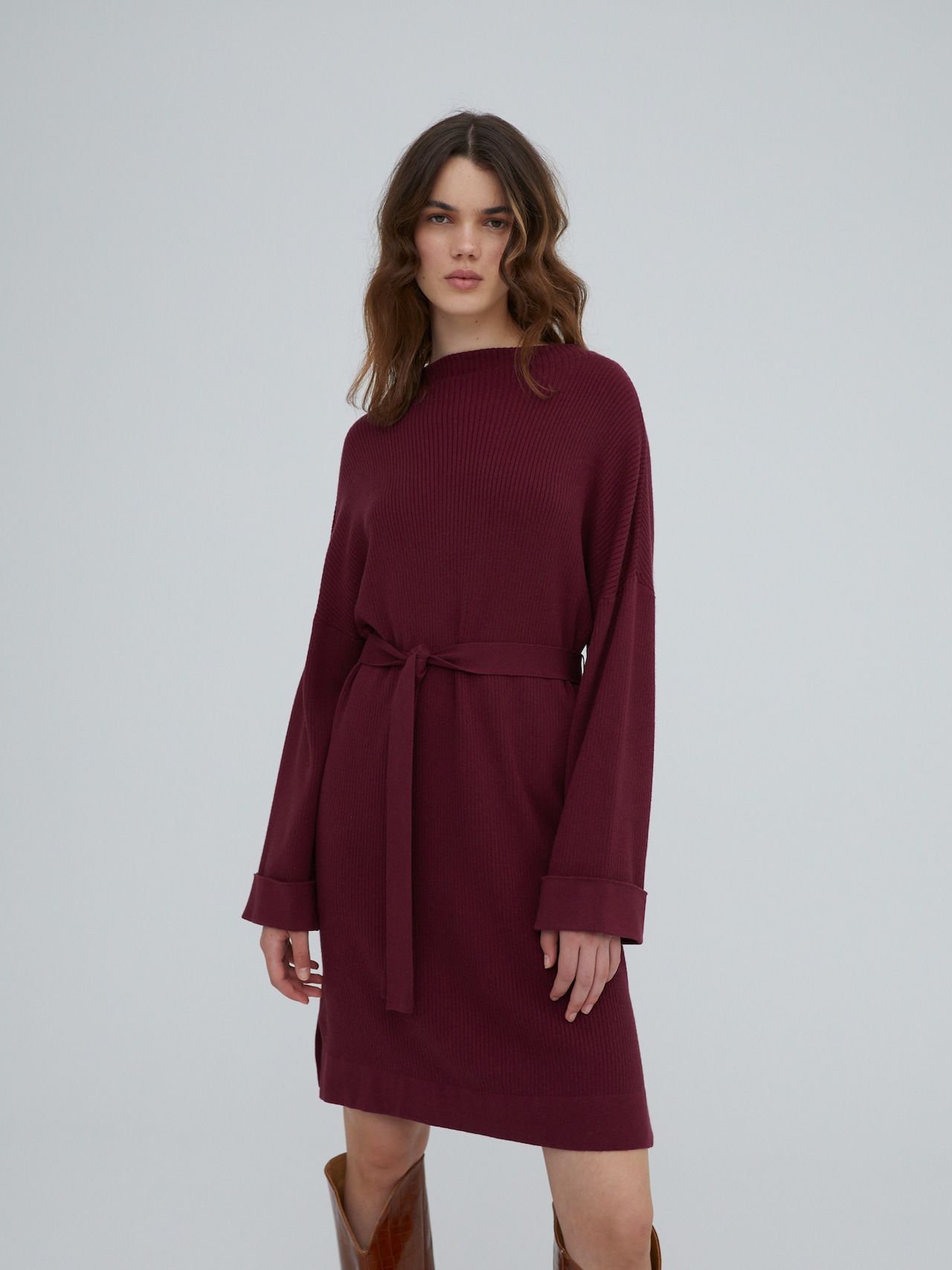 EDITED Produkte Kleid 'Nata' burgunder