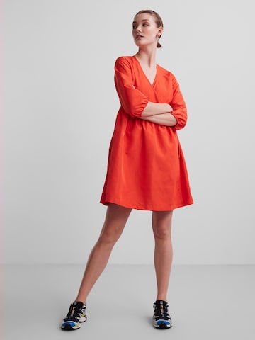 PIECES Dress 'Jylla' in Orange