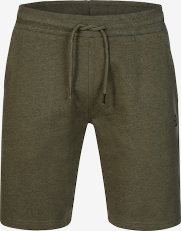 INDICODE JEANS Regular Pants 'Eckerd' in Green: front