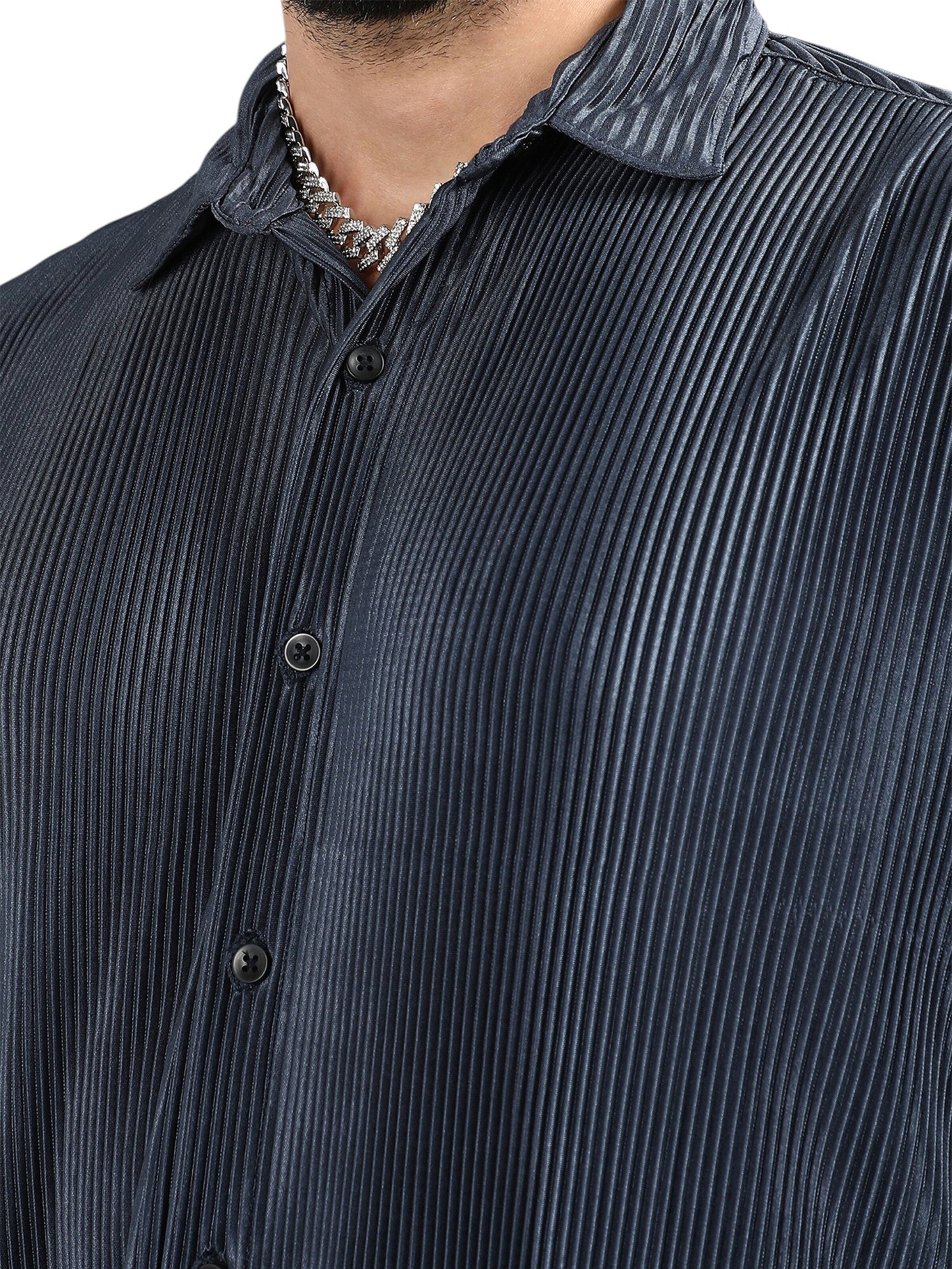 Campus Sutra Regular fit Button Up Shirt 'Susana' in Blue