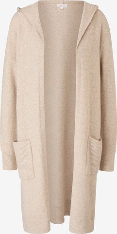 Cardigan s.Oliver en beige : devant