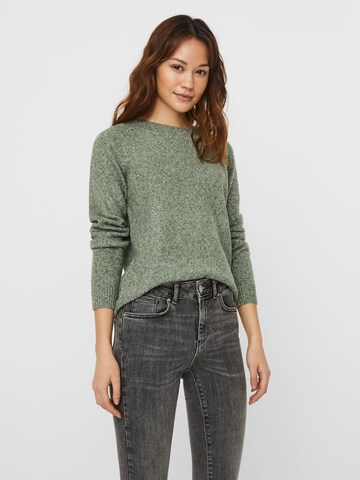 VERO MODA Sweater 'VMDoffy' in Green: front