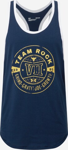 UNDER ARMOUR Λειτουργικό μπλουζάκι 'Rock Team' σε μπλε: μπροστά