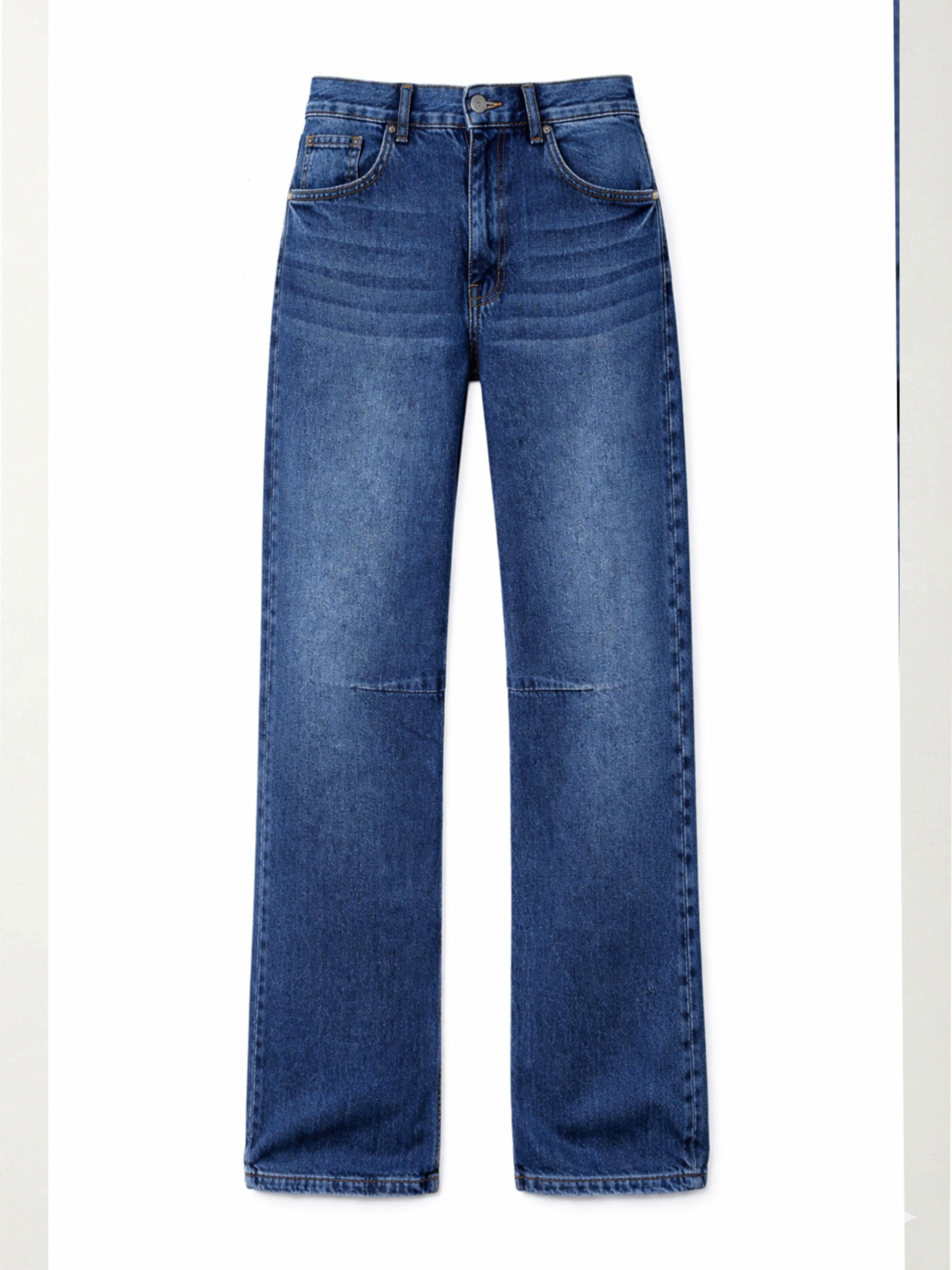 IT'S BASIC Baggy Jeans 'LUNA Baggy Mid Rise Jeans (Lenght 30)' in Blue: front