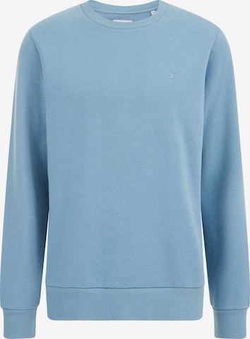 WE Fashion Sweatshirt in Blue: front