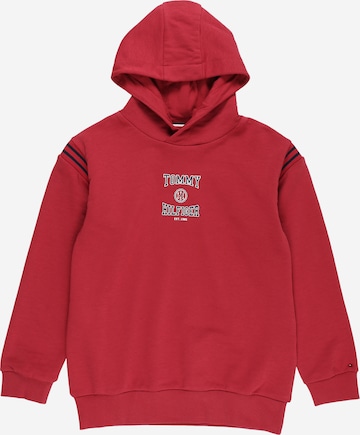 TOMMY HILFIGER Sweatshirt 'VARSITY SLOUCHY' in Red: front