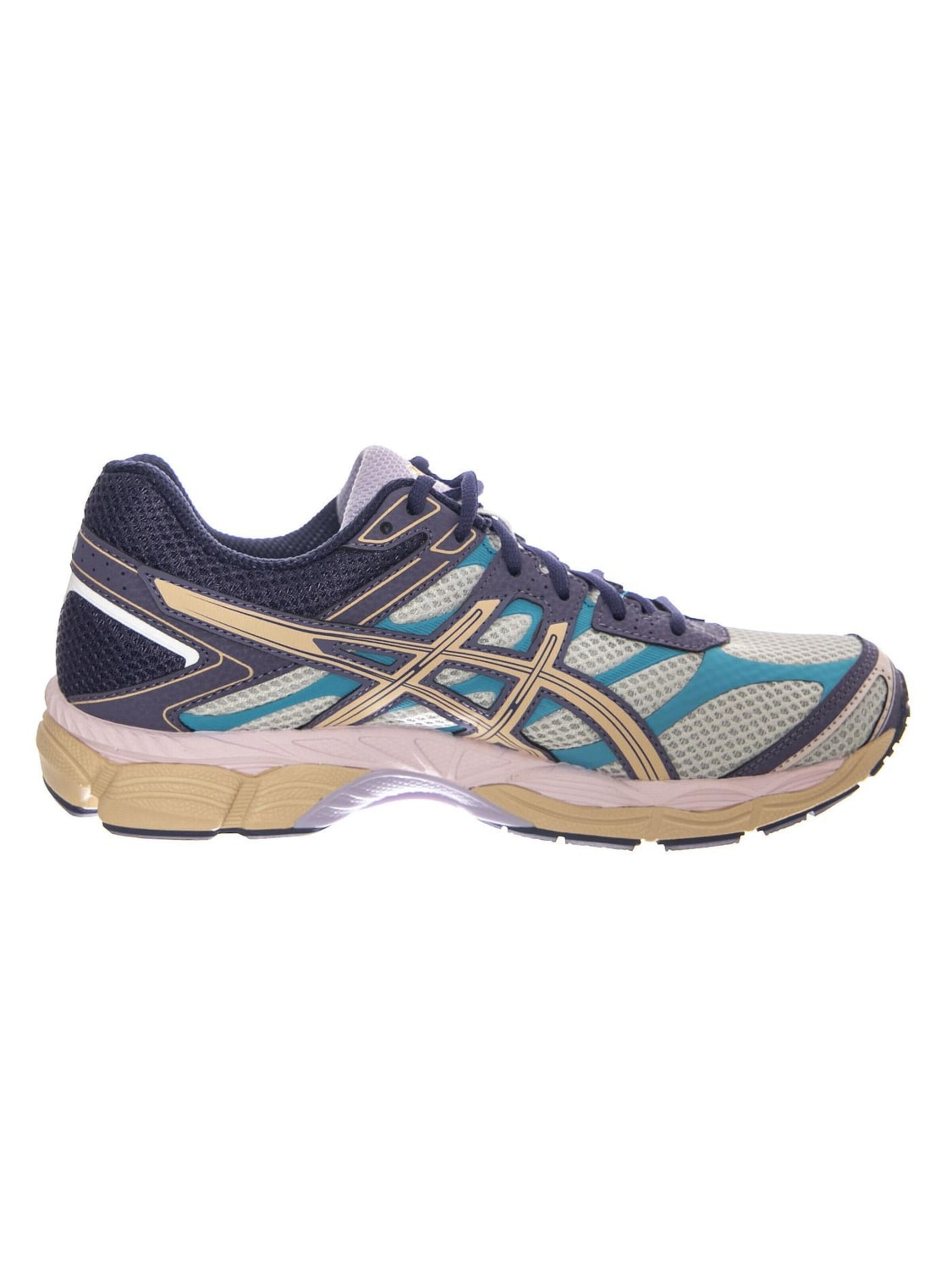 Chaussure de sport à lacets ASICS en mélange de couleurs