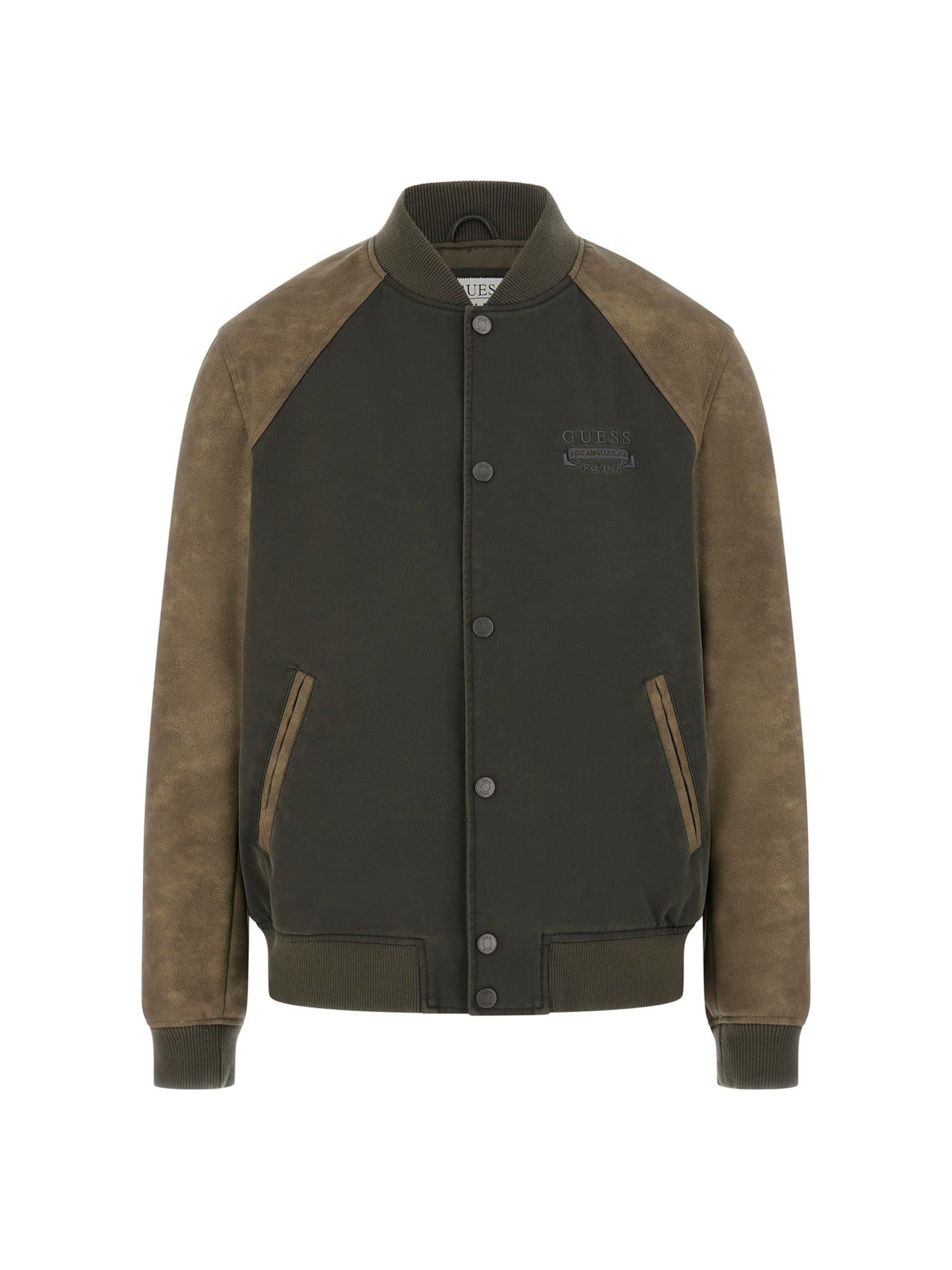 GUESS Between-Season Jacket in Green: front