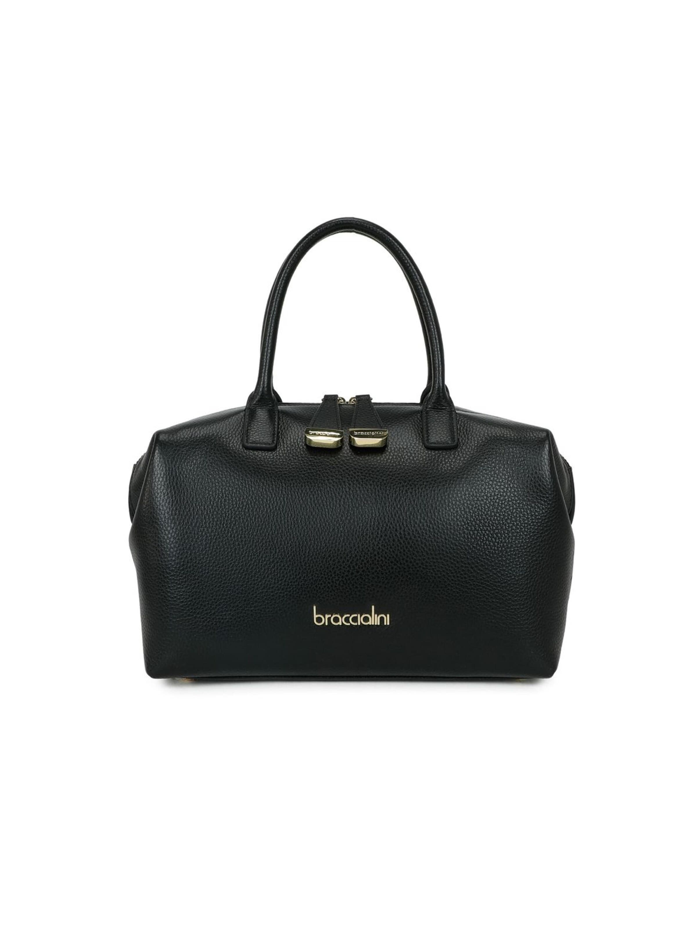 Borsa a mano 'Sara' di Braccialini in nero: frontale