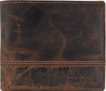 Greenland Nature Wallet in Brown: front