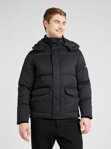 Pepe Jeans Winter Jacket 'Biel' in Black: front