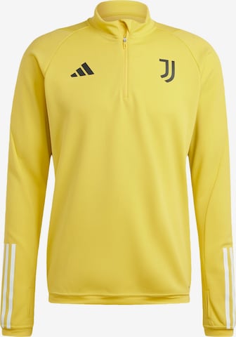 ADIDAS PERFORMANCE Sportsweatshirt 'Juventus Turin Tiro 23' in Gelb: predná strana