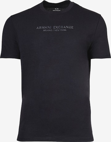 T-Shirt ARMANI EXCHANGE en bleu : devant