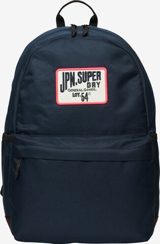 Superdry Backpack 'Montana' in Blue: front