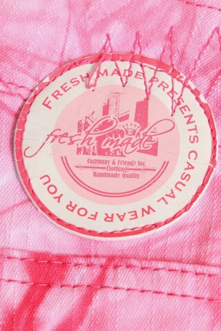 Fresh Made Kunstleder-Shorts S in Pink