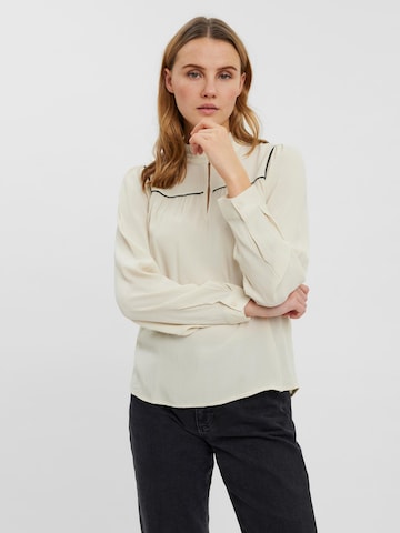 VERO MODA Blouse 'Asther' in Beige: front