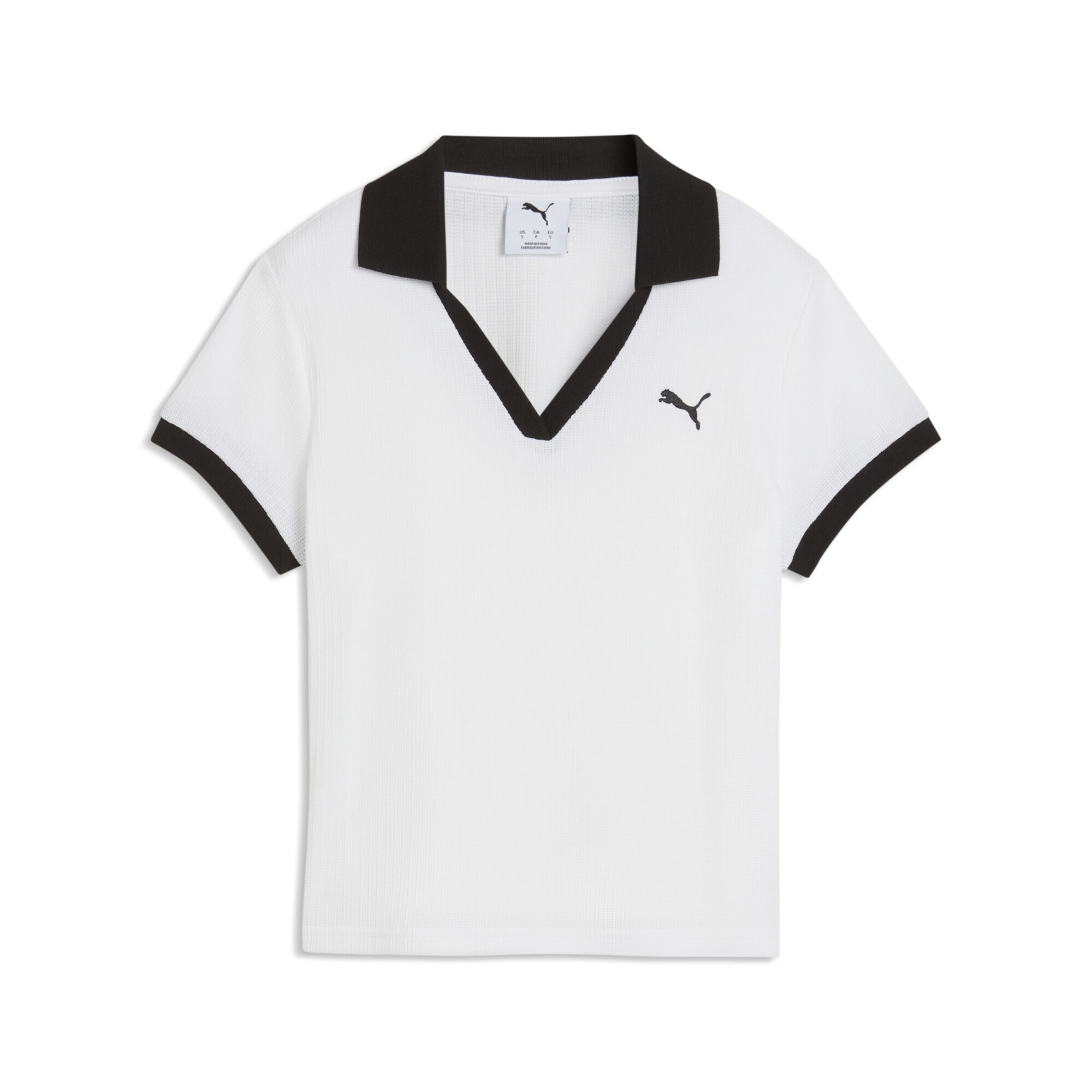 PUMA Shirt 'Essentials' in Weiß: Vorderseite