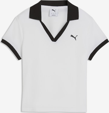 T-shirt 'Essentials' PUMA en blanc : devant