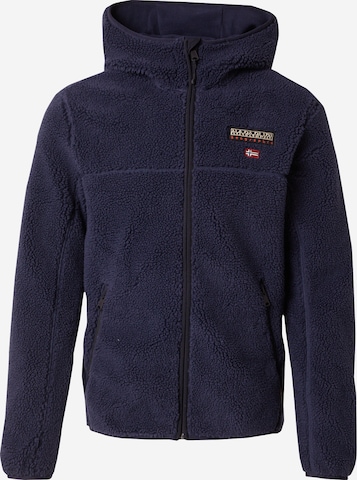 mėlyna NAPAPIJRI Flisinis džemperis 'TYNIK': priekis