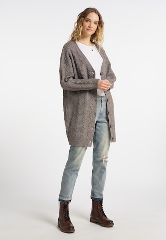 DreiMaster Vintage Knit Cardigan in Brown