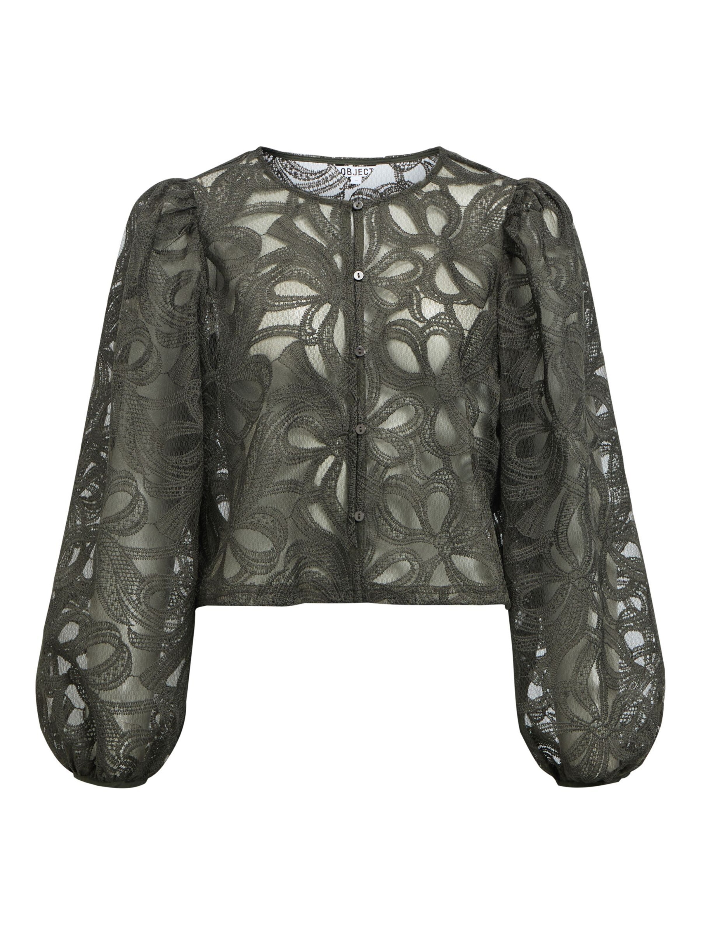 Chemisier OBJECT en vert : devant