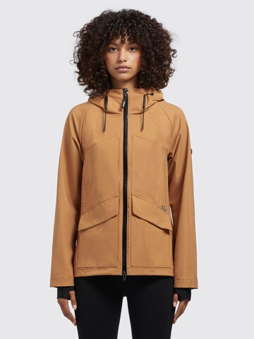 khujo Between-season jacket 'Nadela' in Brown: front