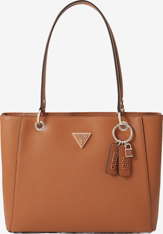 Shopper 'NOELLE II TOTE' di GUESS in marrone: frontale