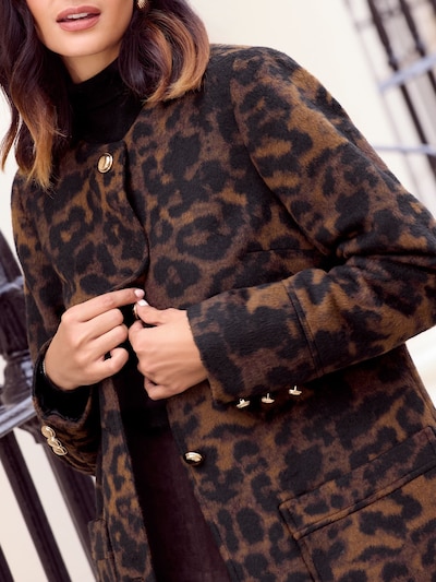 Friends Like These Overgangsfrakke 'Dolly' i brun / mørkebrun, Produktvisning