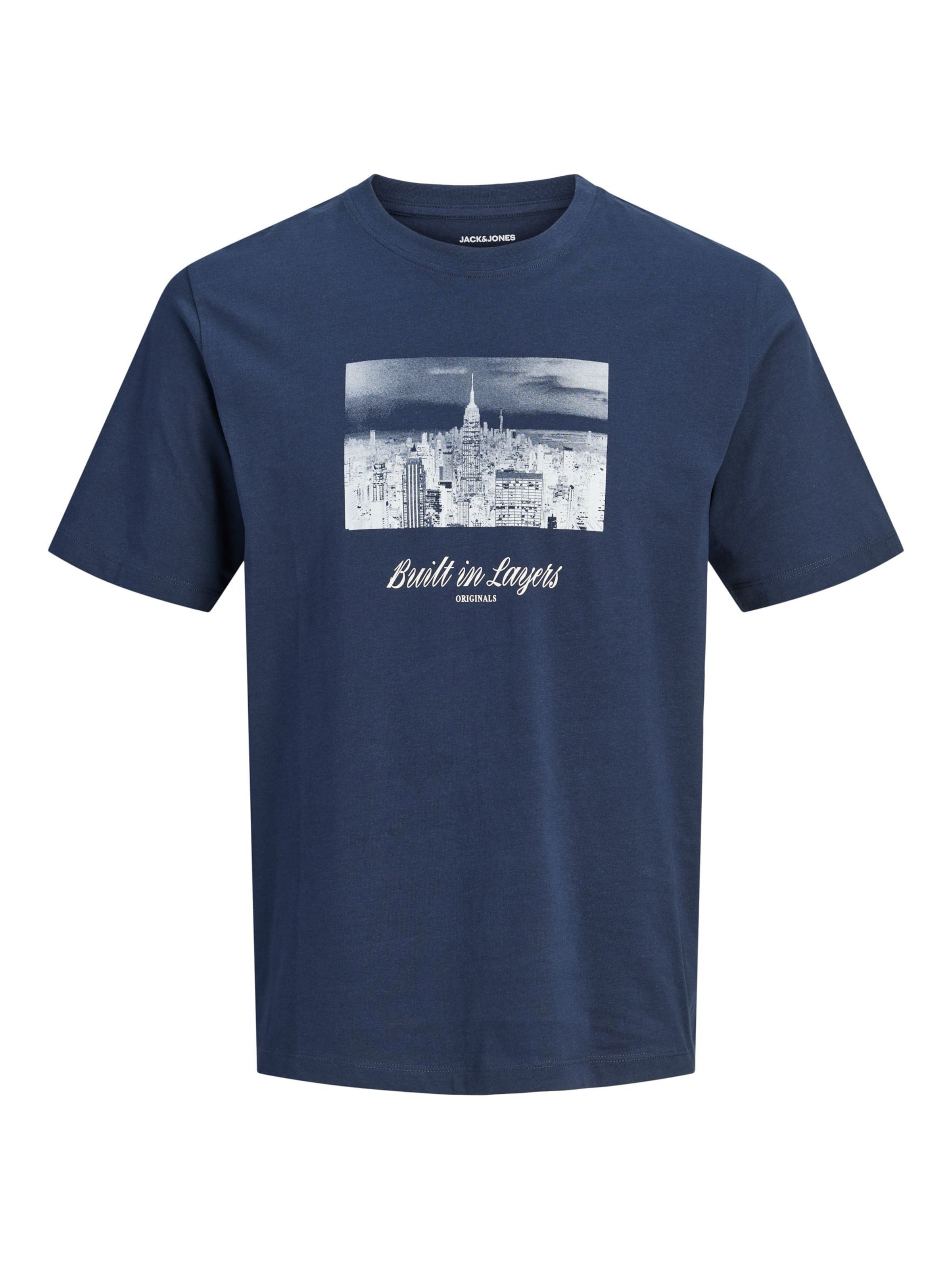 JACK & JONES T-Shirt in Blau: Vorderseite