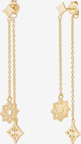 caï Earrings in Gold: front