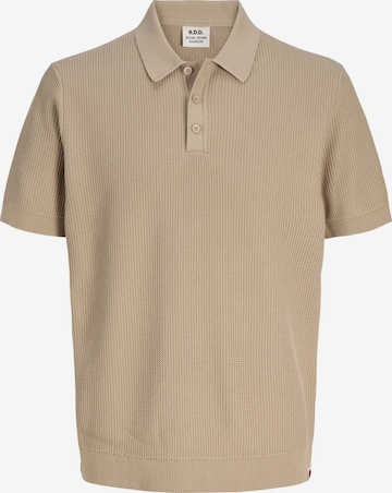 R.D.D. ROYAL DENIM DIVISION - Camiseta 'RDD' en beige: frente