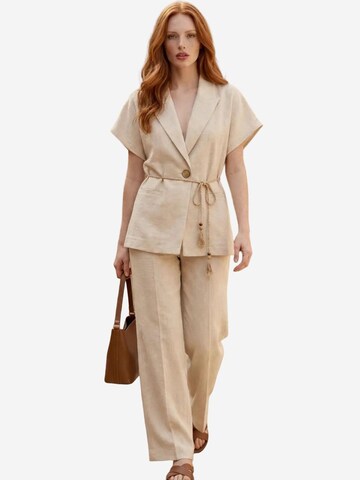 Completo pantalone di My fashion in beige: frontale