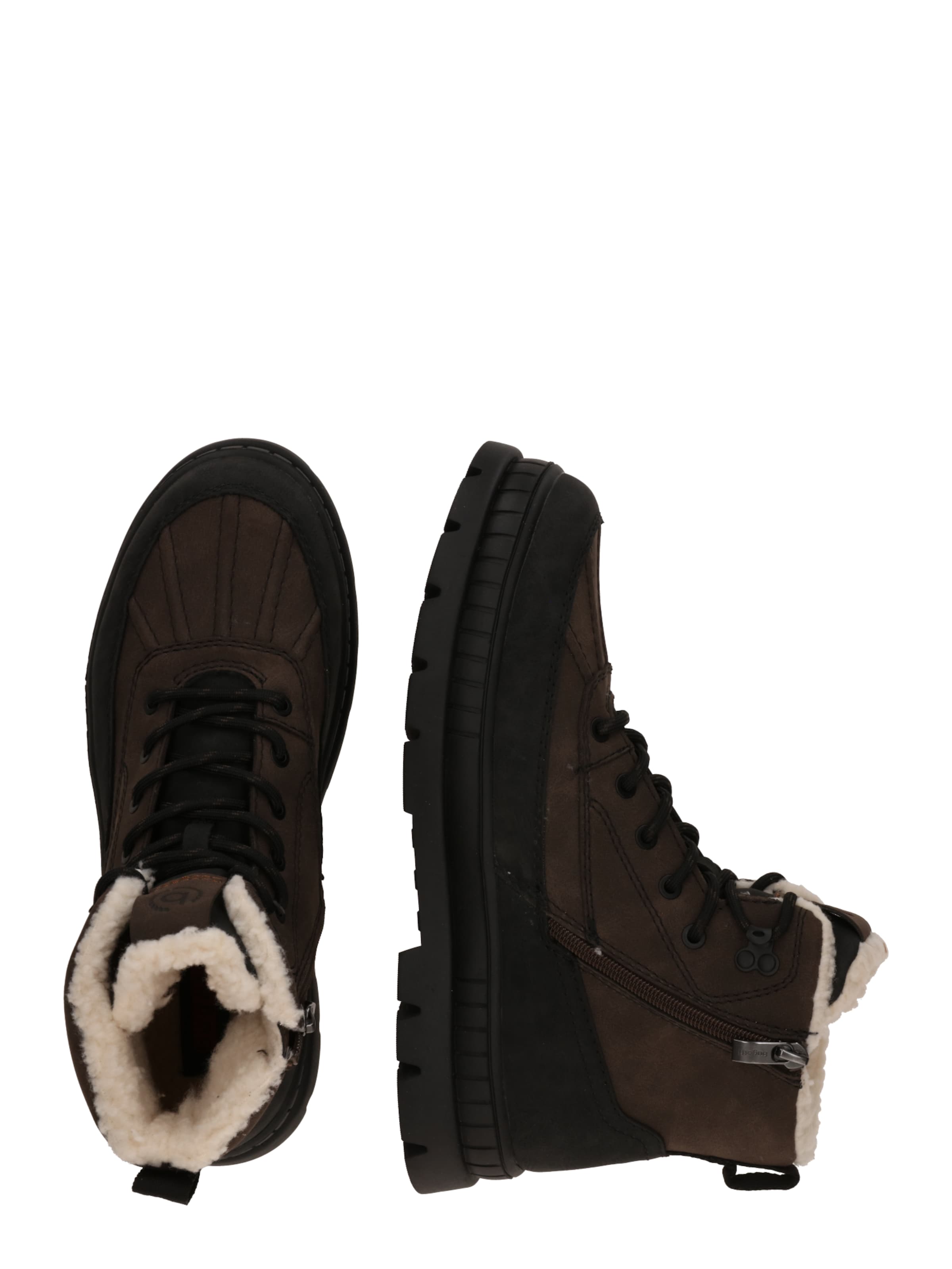 bugatti Gležnarji z vezalkami | rjava barva