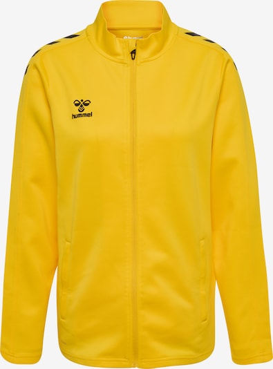 Hummel Sportssweatjakke i XXL i lemon / sort, Produktvisning