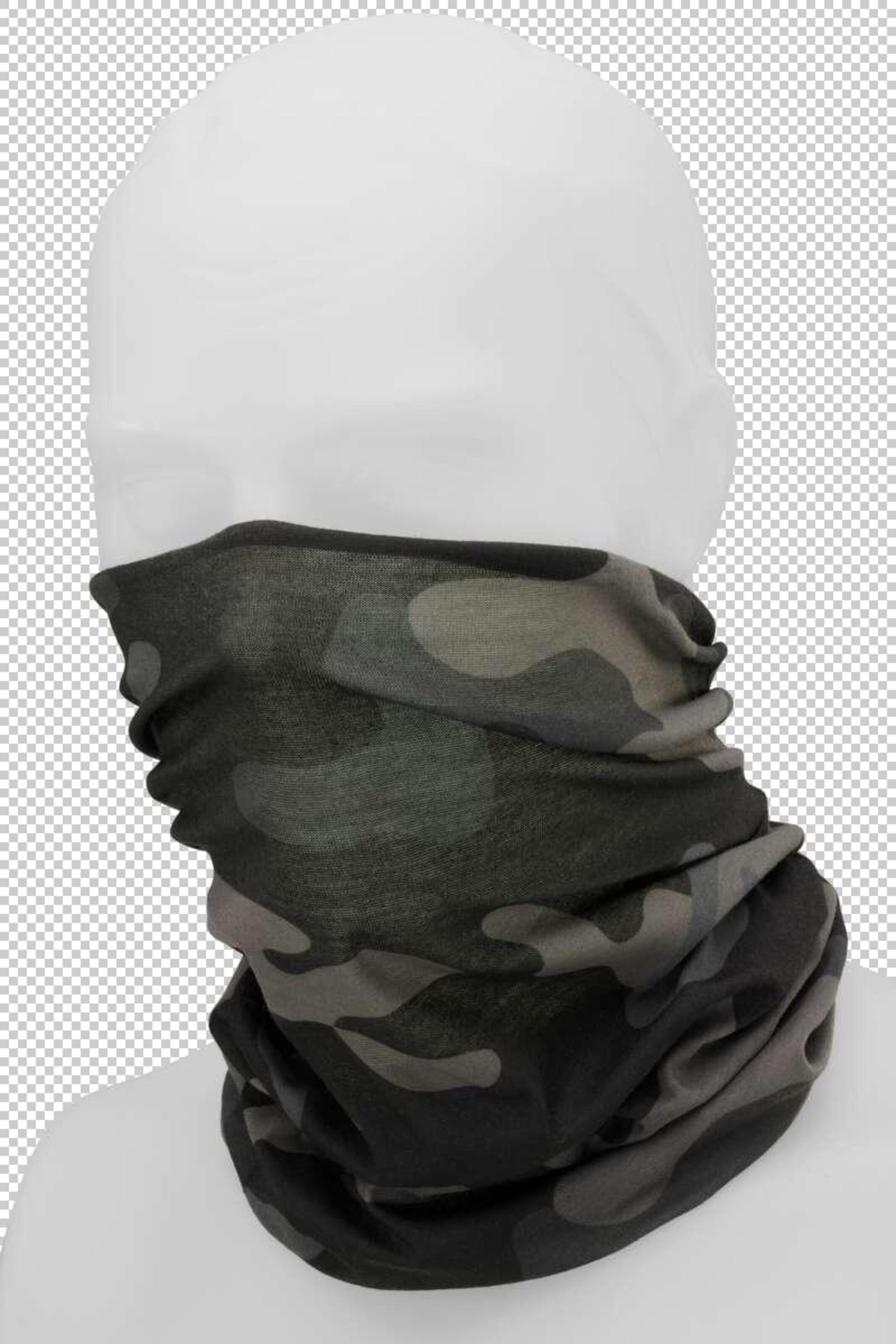 Scaldacollo di Brandit in grigio: frontale