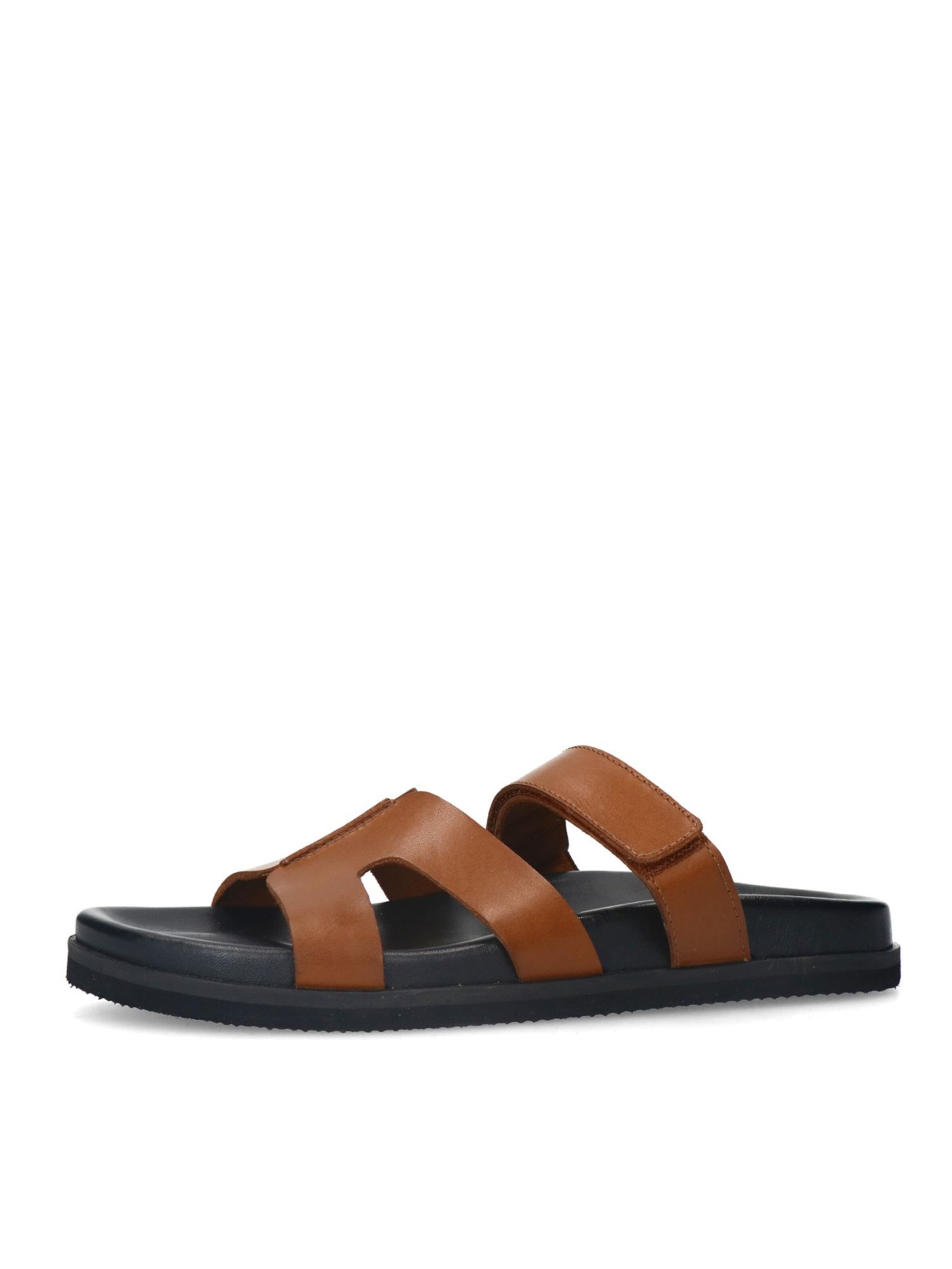 MANFIELD Muiltjes in Bruin: voorkant